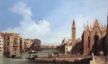 Canal Grande von Santa Maria Della Carita To The Bacino Di San Marco Canaletto Venedig
